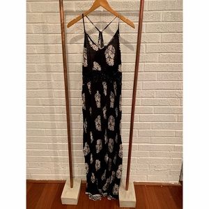 Shein Maxi Dress with Lace Detail at Waist